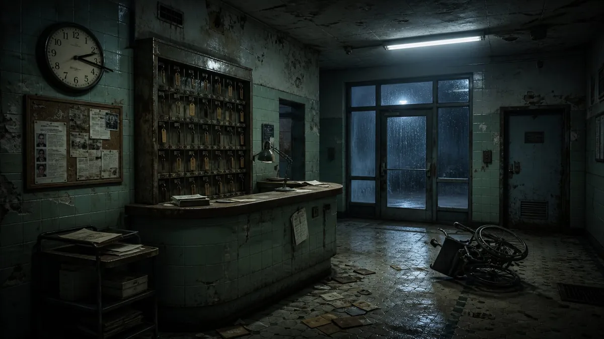 Orphée : La Treizième Veille — le hall abandonné de l'Institut Orphée, escape game d'Halloween