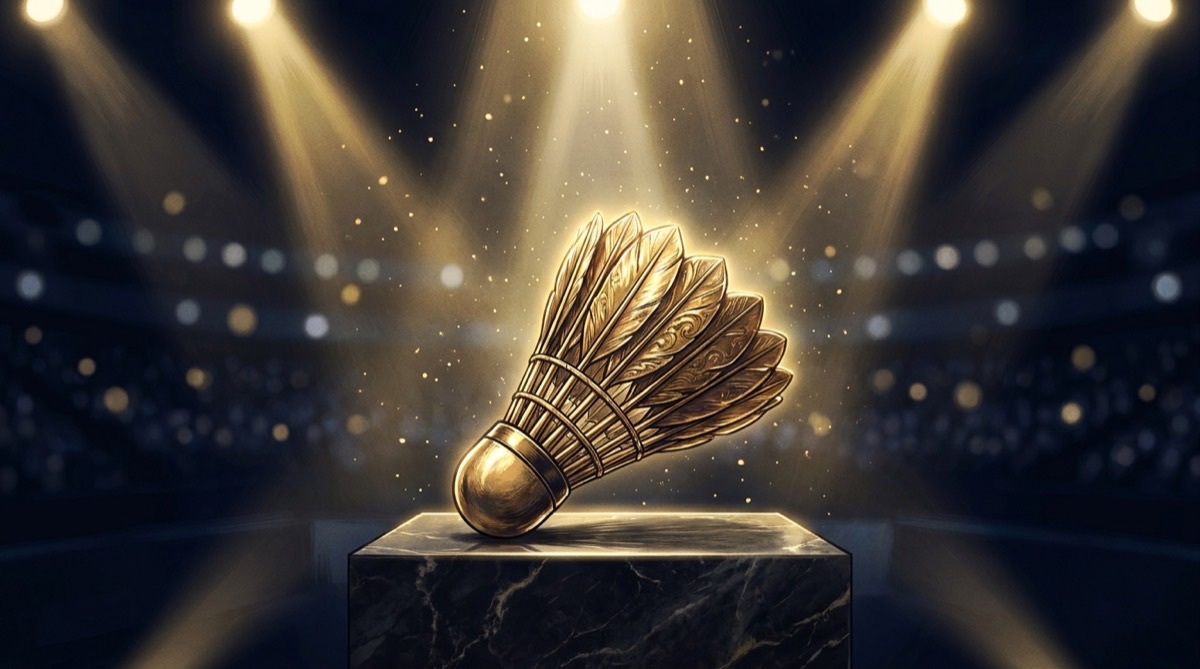 Affiche du Volant d'Or : le volant doré sous les projecteurs du gymnase des légendes