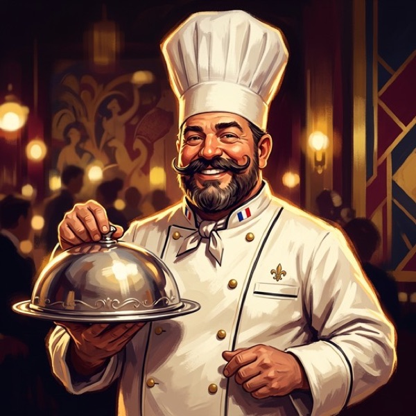 Portrait d'Auguste, le chef cuisinier