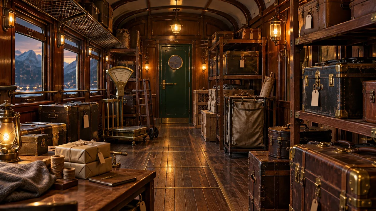 The luggage van
