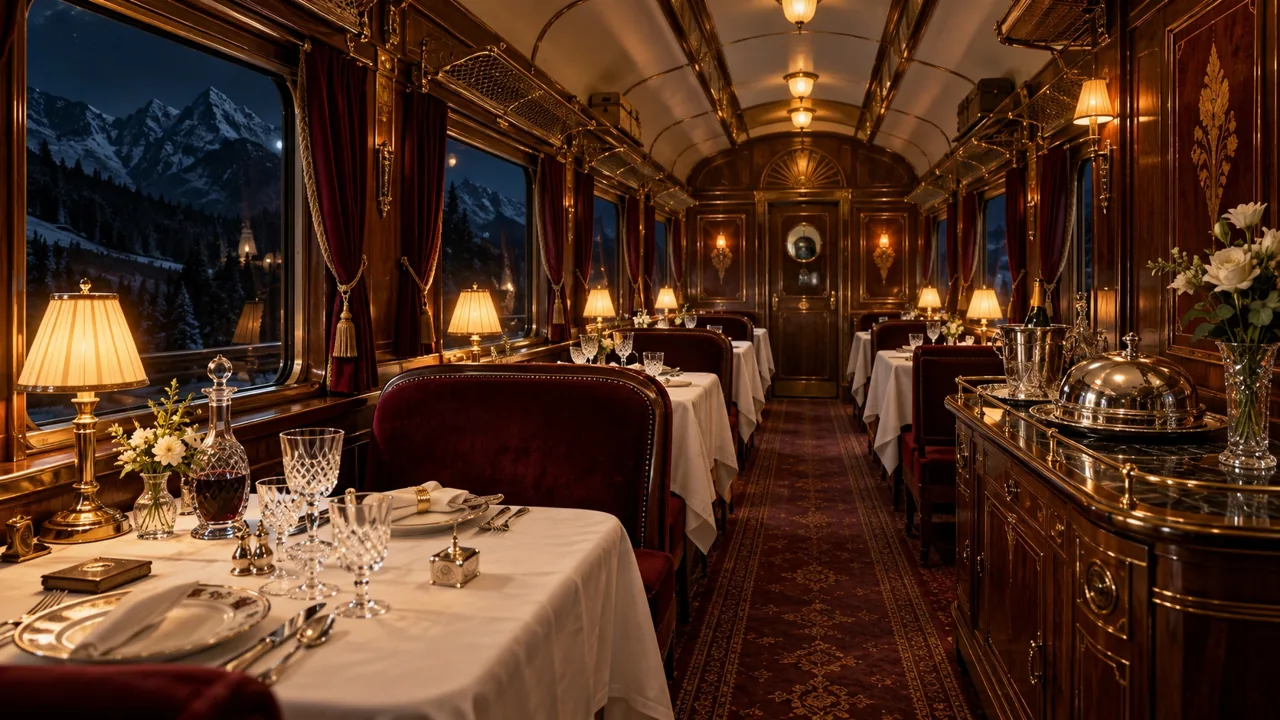 The dining car