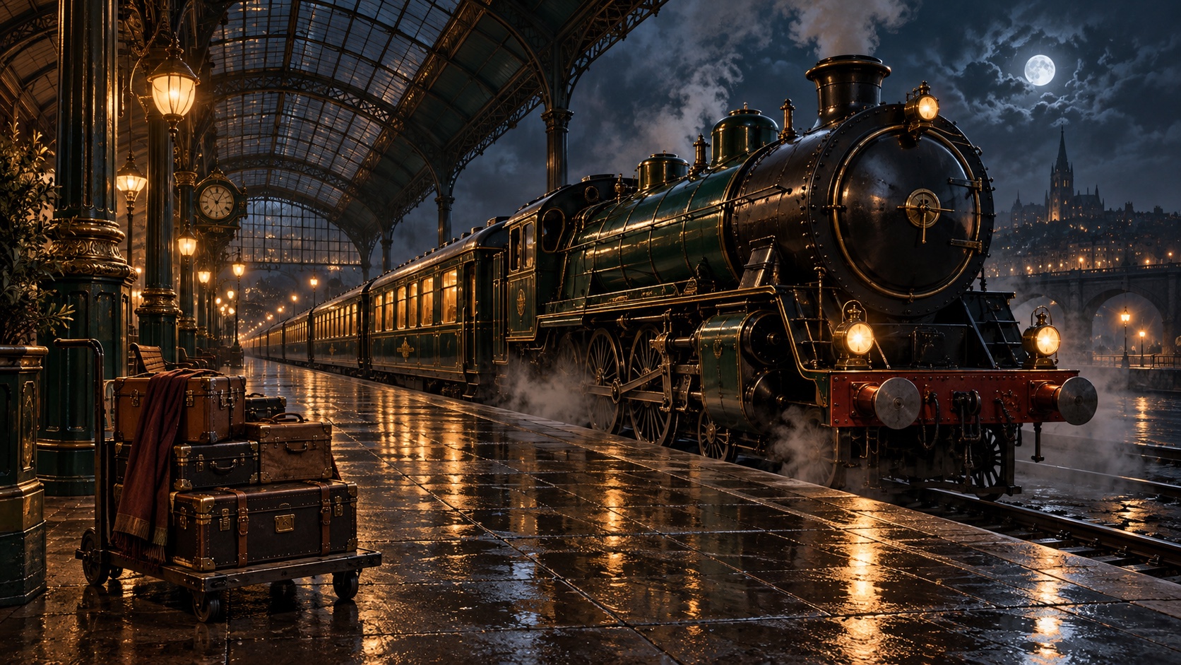The Midnight Train — an online night-train mystery
